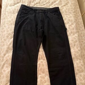 Black J. Crew Relaxed-Fit Carpenter Jeans